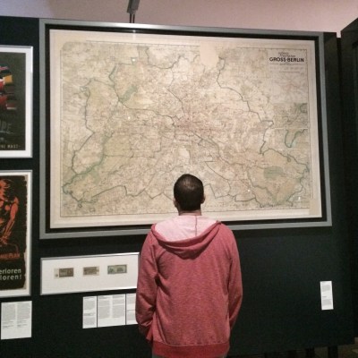 Of course he gets lost in a map