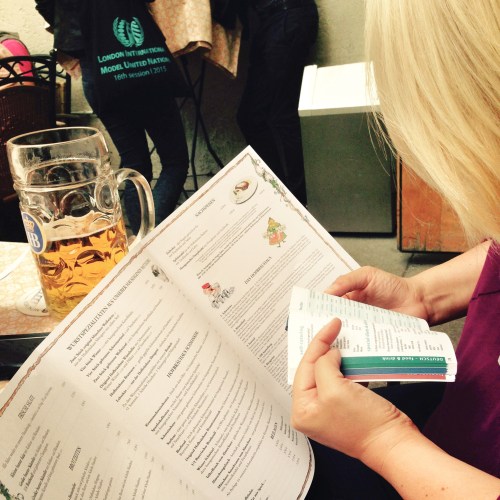 Nothing on any menu is in our stupid guide book.  We did a lot of blind ordering.